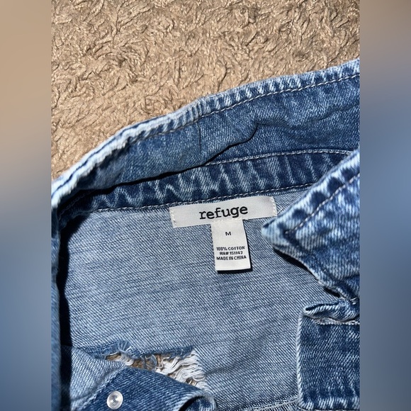 Distressed Denim Jacket - Picture 5 of 8